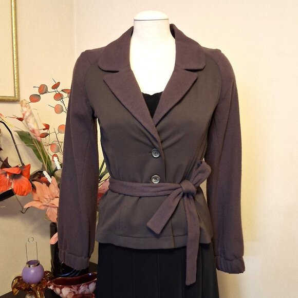 NWT Stills Women’s Brown Blazer Jacket Chic Lightweight Fall Winter Size 36 - Picture 1 of 14